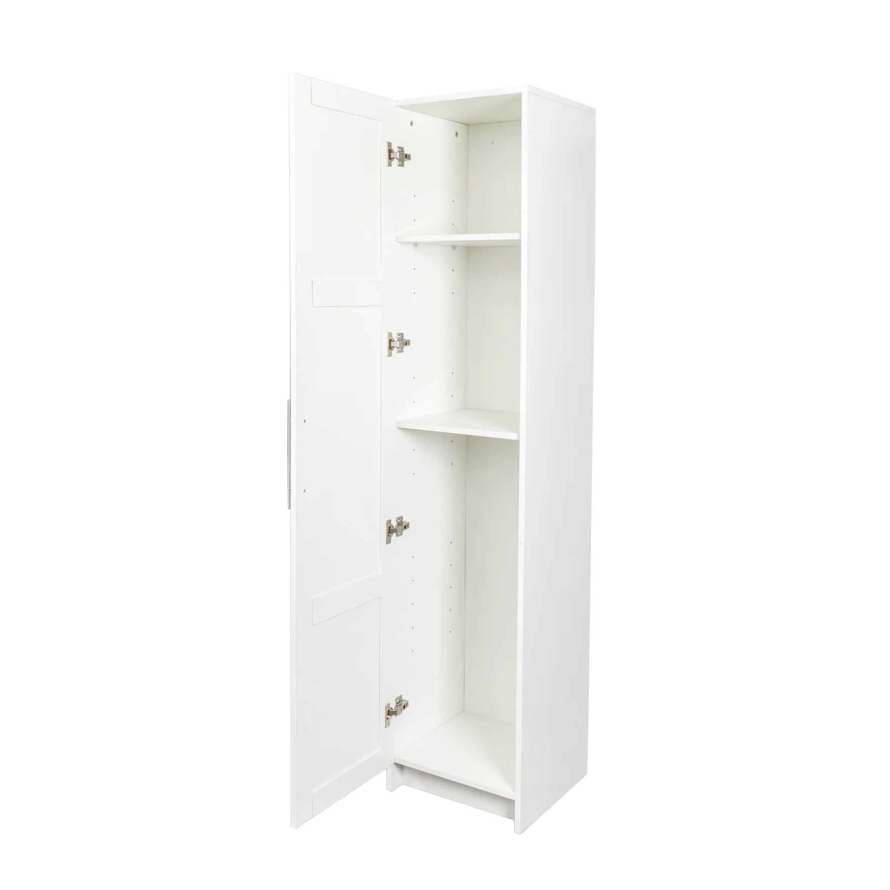 Slim Tall Storage Cabinet, Pantry Cabinet with Doors Shelves Small Space for Kitchen Living Room Bathroom